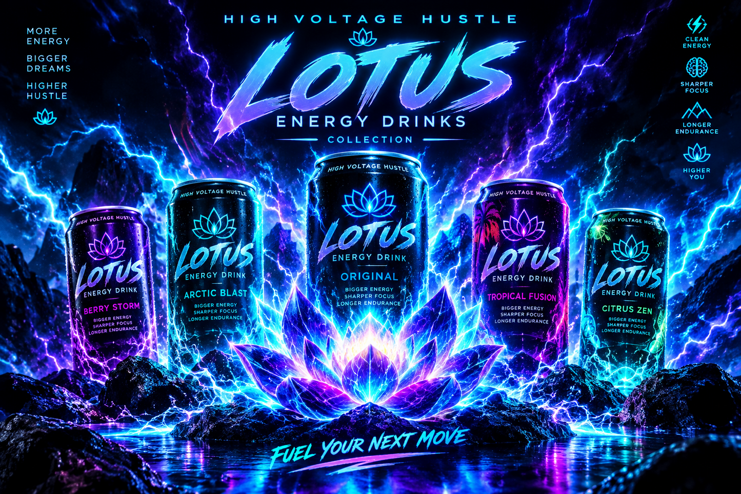 Lotus Energy Drinks